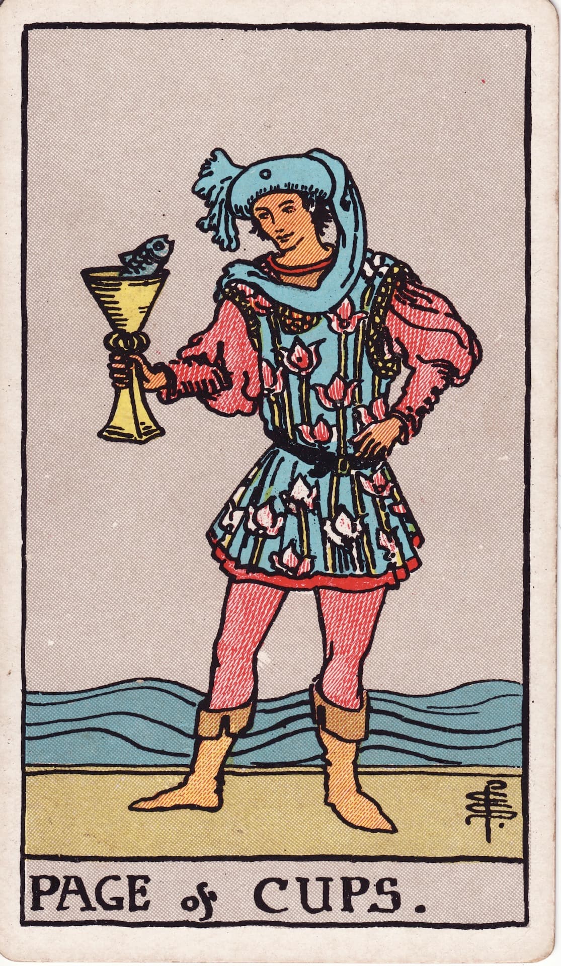 Page of Cups (Vi)