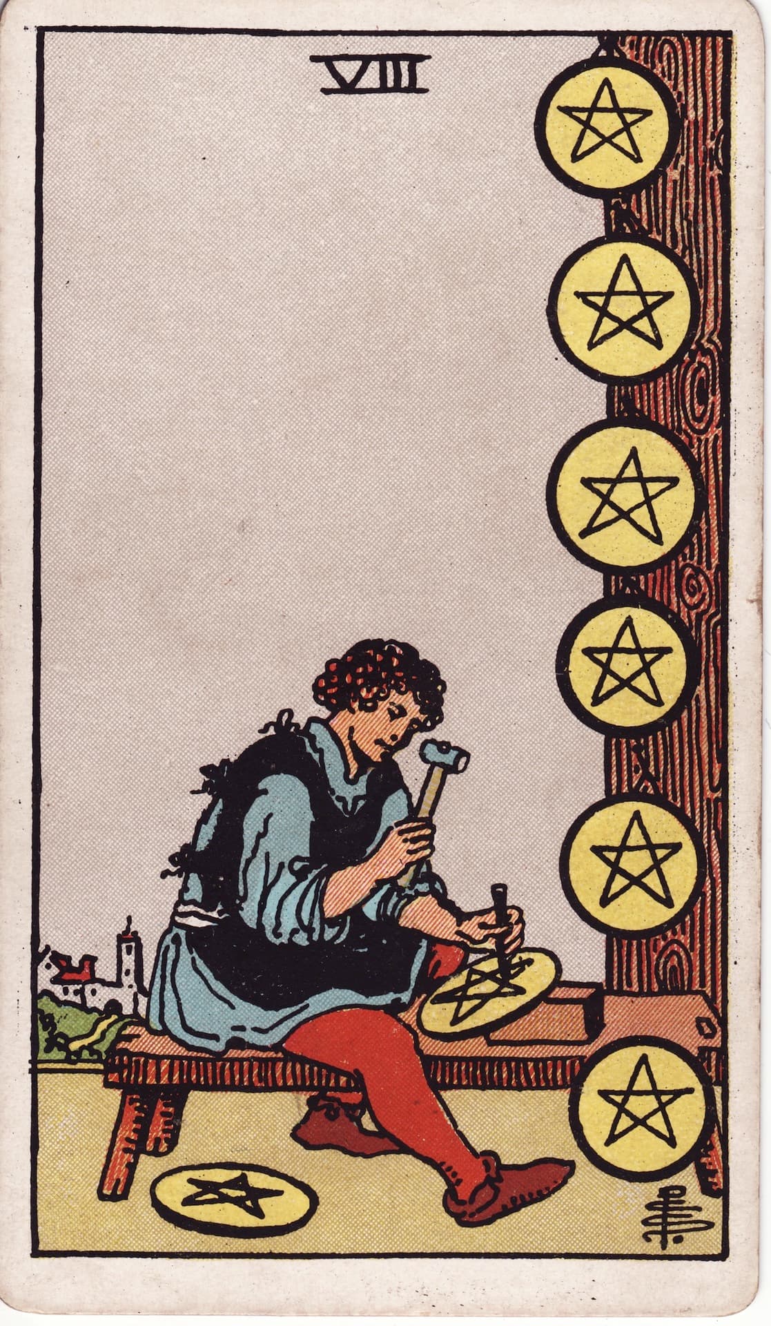 Eight of Pentacles (Vi)