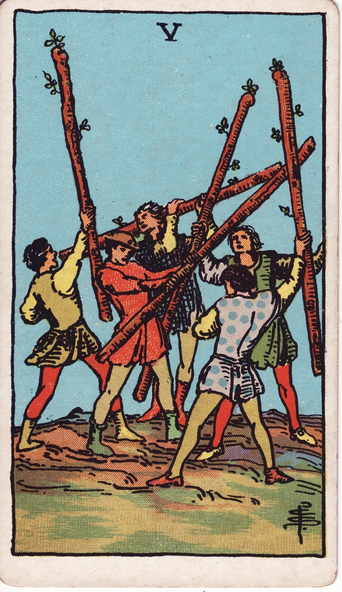 Five of Wands (Vi)