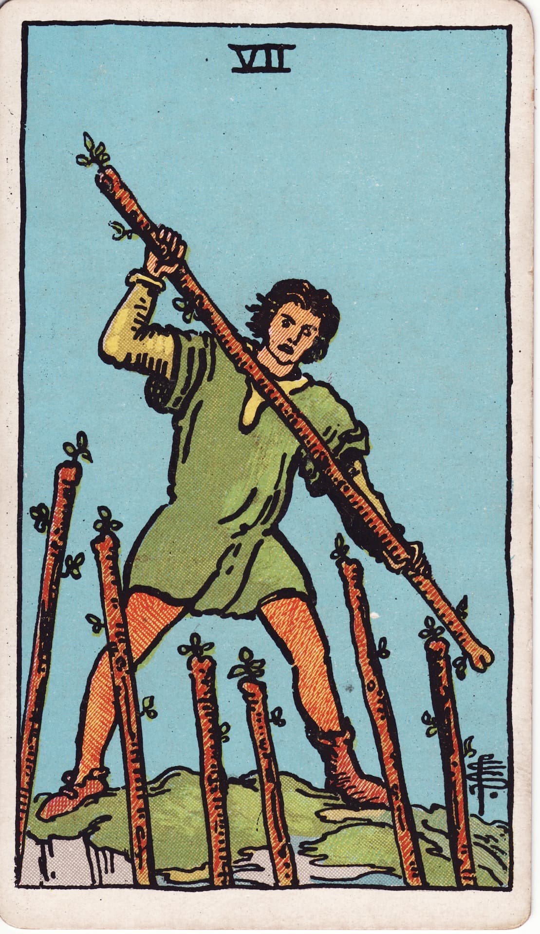 Seven of Wands (Vi)